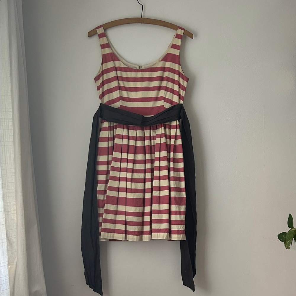 Striped Sleeveless Dress with Sash - Corey Lynn Calter for Anthropologie